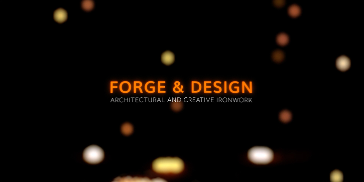 Carte de voeux Forge et design